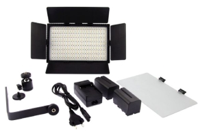 Falcon Eyes Bi-Color LED Lampe Set Dimmbar DV-384CT-K2...