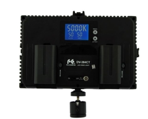 Falcon Eyes Bi-Color LED Lamp Set Dimmable DV-384CT-K2 incl. Battery