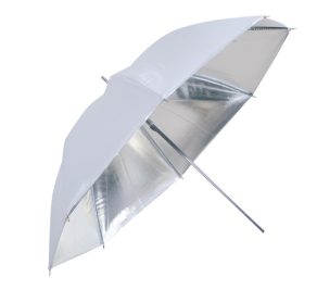 Linkstar Umbrella PUK-84SW Silver/White 100 cm (reversible)