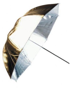 Linkstar Umbrella PUK-84GS Silver/Gold 100 cm (reversible)