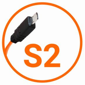 Miops Camera Connecting Cable Sony S2 Orange