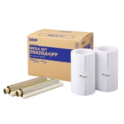 DNP Paper DMA4820 Premium 2 Rolls with 110 prints A4 for DS820