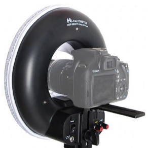 Falcon Eyes LED Ringlampe Dimmbar DVR-300DVC mit Stativ