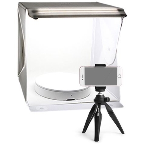 Orangemonkie Mini Turntable Foldio360 with LED photo tent...