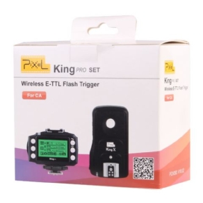 Pixel e-TTL Radio Blitzauslöse Set King Pro für Canon