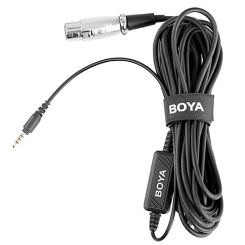 Boya XLR zu 3,5 mm TRRS-Anschluss BY-BCA6