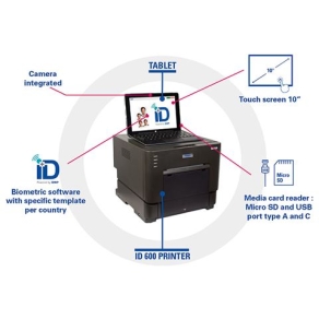 DNP Digital ID Photo System ID Plus with ID600 Printer