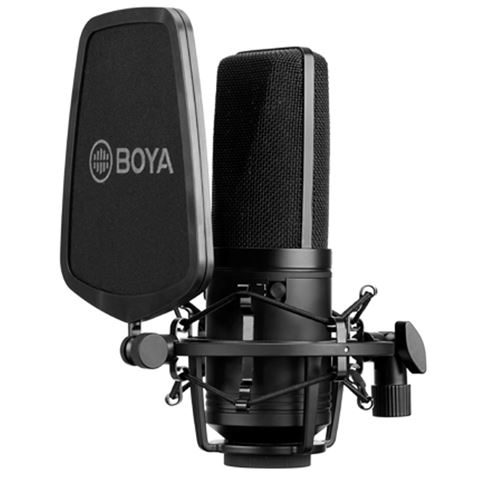 Boya Großmembran Kondensator Mikrofon BY-M1000