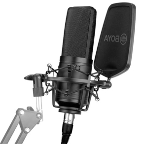 Boya Großmembran Kondensator Mikrofon BY-M1000