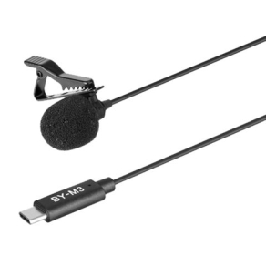Boya Clip-on Lavalier Microphone BY-M3 for USB-C