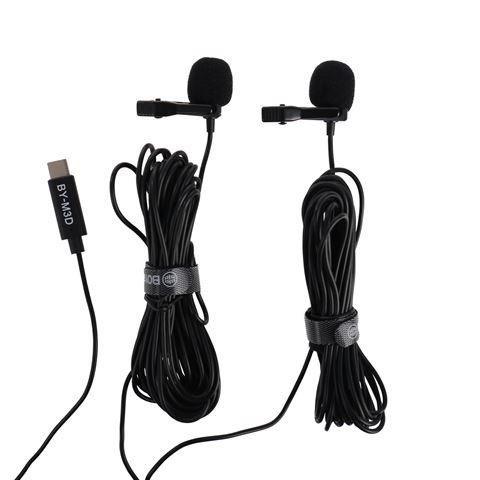 Boya Duo Lavalier-Aufsteckmikrofon BY-M3D für USB-C