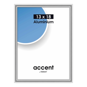 Nielsen Photo Frame 53223 Accent Glossy Silver 13x18 cm
