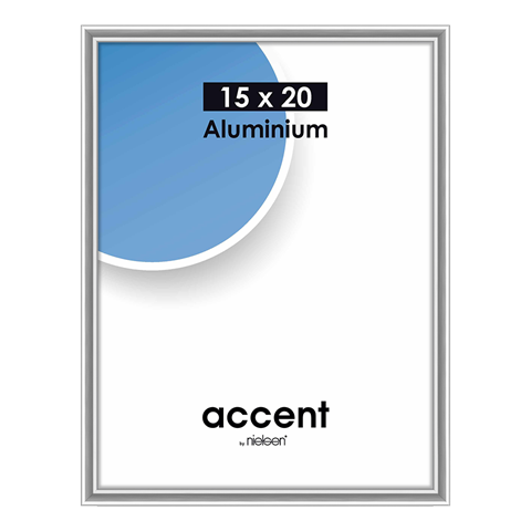 Nielsen Photo Frame 51323 Accent Glossy Silver 15x20 cm