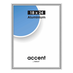 Nielsen Photo Frame 53423 Accent Glossy Silver 18x24 cm