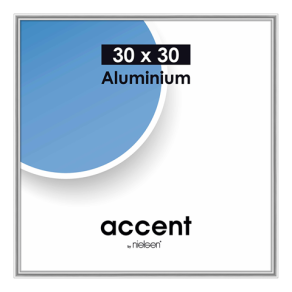 Nielsen Photo Frame 54123 Accent Glossy Silver 30x30 cm