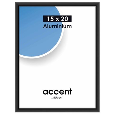 Nielsen Photo Frame 51326 Accent Frosted Black 15x20 cm