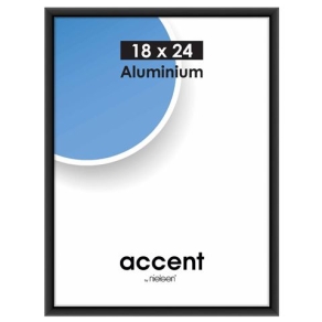 Nielsen Photo Frame 53426 Accent Frosted Black 18x24 cm