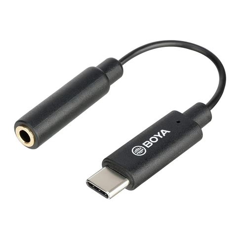 Boya Universal Adapter BY-K4 3,5mm TRS zu USB-C