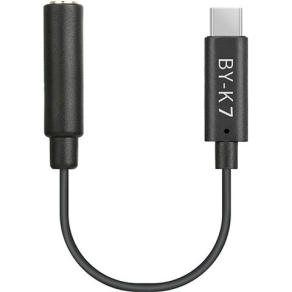 Boya Universal Adapter BY-K7 3.5mm TRS to USB-C for DJI...
