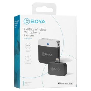 Boya 2.4 Ghz Krawatten-Mikrofon Drahtlos BY-M1LV-D für iOS