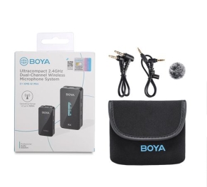 Boya Ultra Compact Dual-Channel Wireless Microphone BY-XM6-S1 Mini