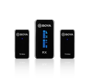 Boya Ultra Compact Dual-Channel Wireless Microphone...