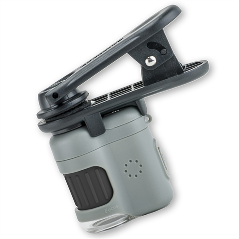 Carson Taschenmikroskop MM-380 MicroMini 20x mit Smartphone-Adapter
