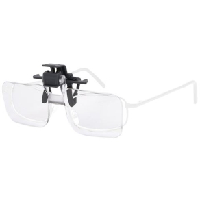 Carson Lupenbrille 1,5x (+2,25 Dioptrien) zum Aufstecken und Aufklappen