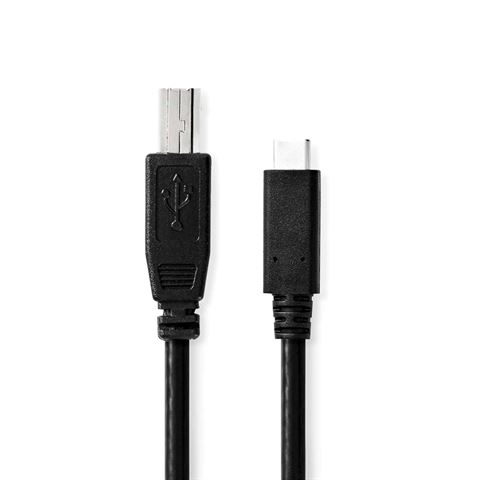 USB Kabel 2m USB-C zum USB-B