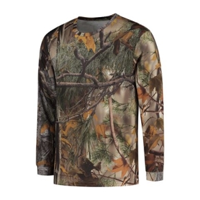 Stealth Gear T-Shirt Langarm Camo Forest Print Größe XXL