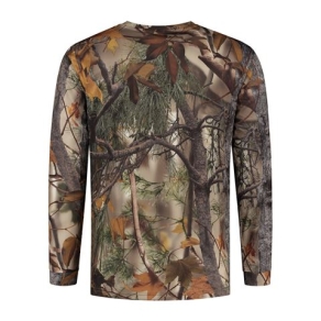 Stealth Gear T-Shirt Langarm Camo Forest Print Größe XXL